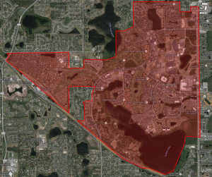 Map of MetroWest Orlando