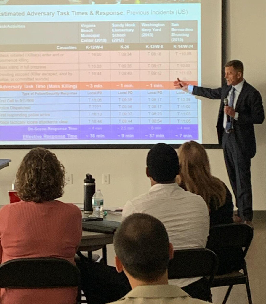 Facility Preparation & The Active Shooter, Florida City and County Manager's Association, 2019